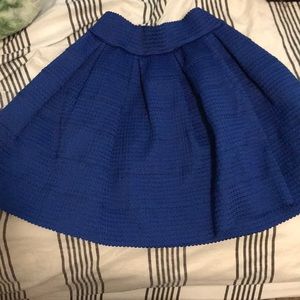 Blue skirt